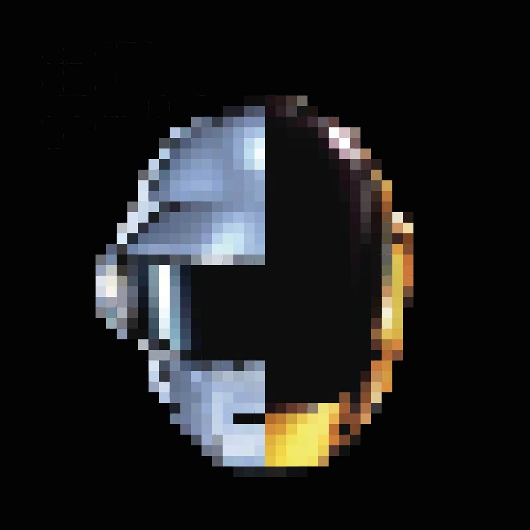 Pixel art album Random access memories